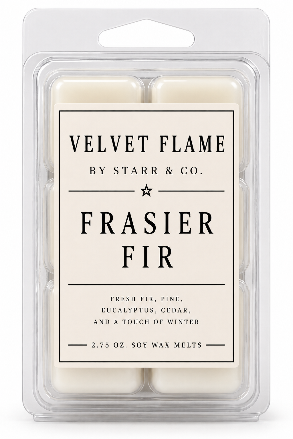 Velvet Flame Frasier Fir wax melt product image