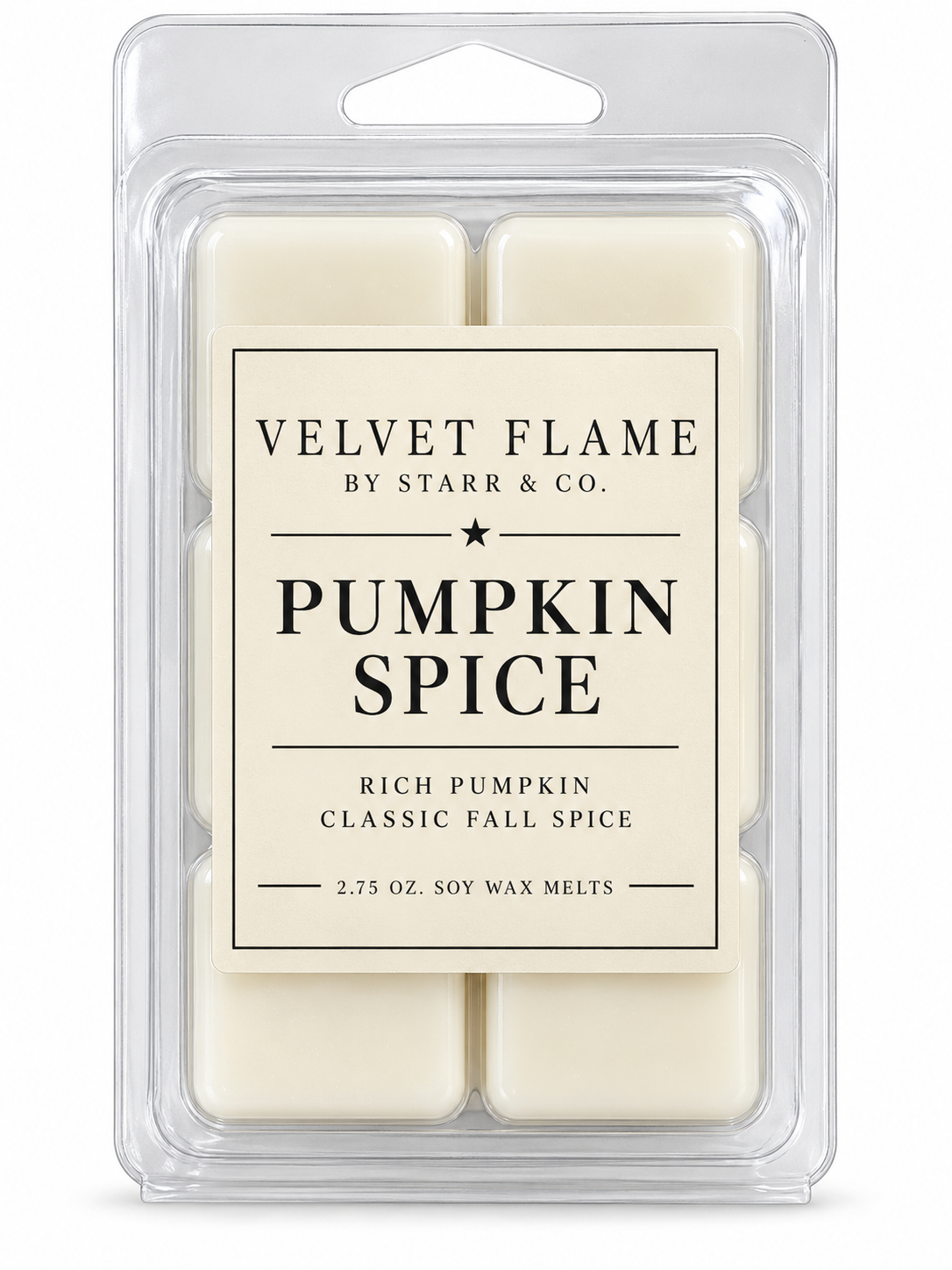 Velvet Flame Pumpkin Spice wax melt product image