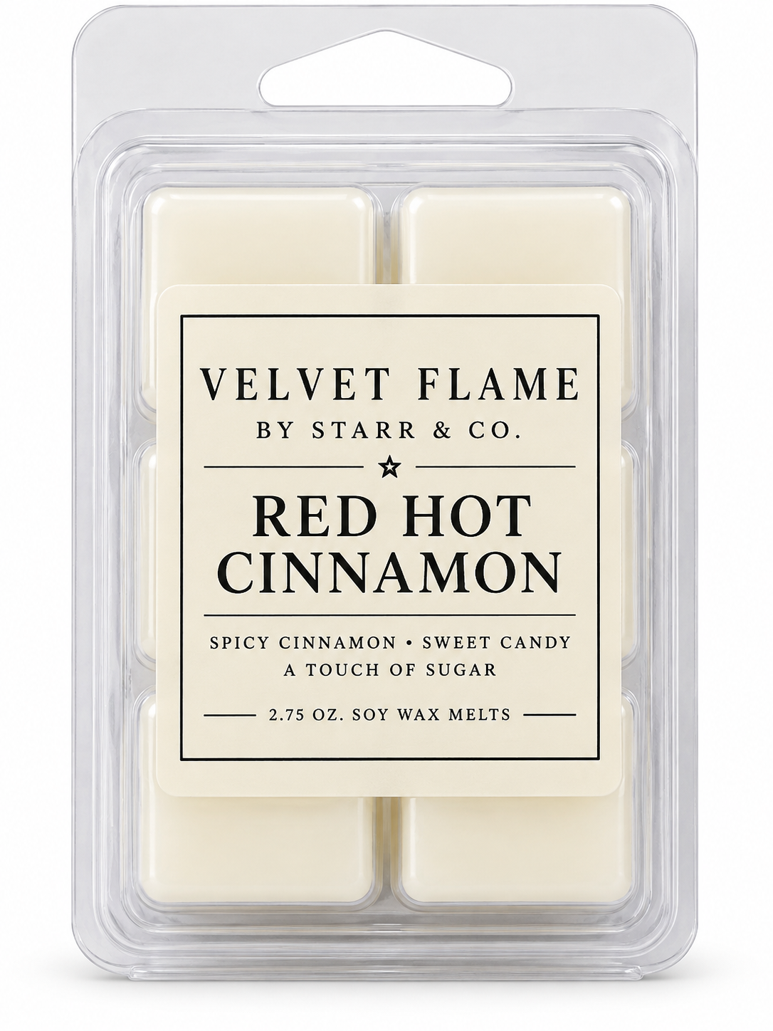 Velvet Flame Red Hot Cinnamon wax melt product image