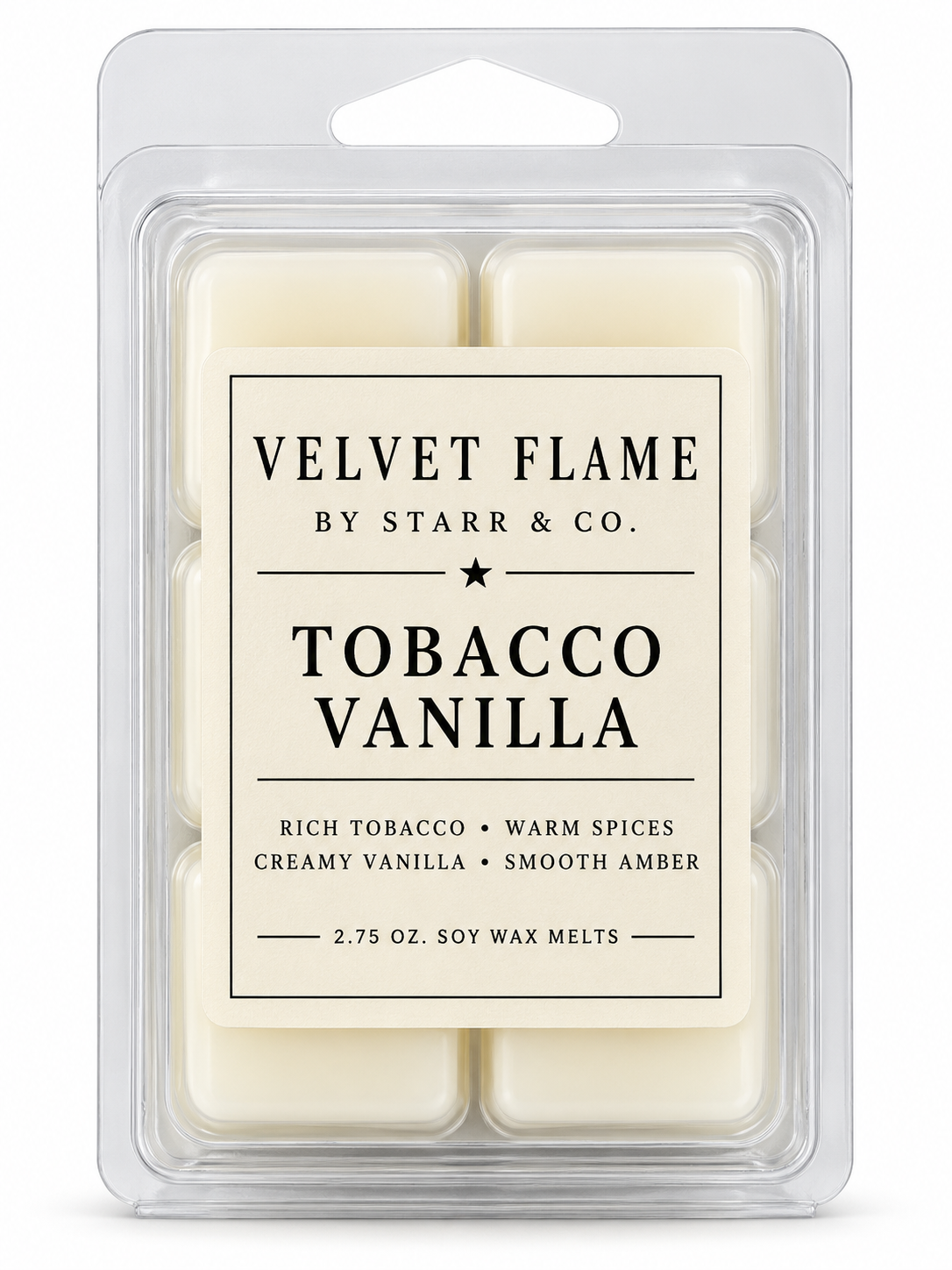 Velvet Flame Tobacco Vanilla wax melt product image