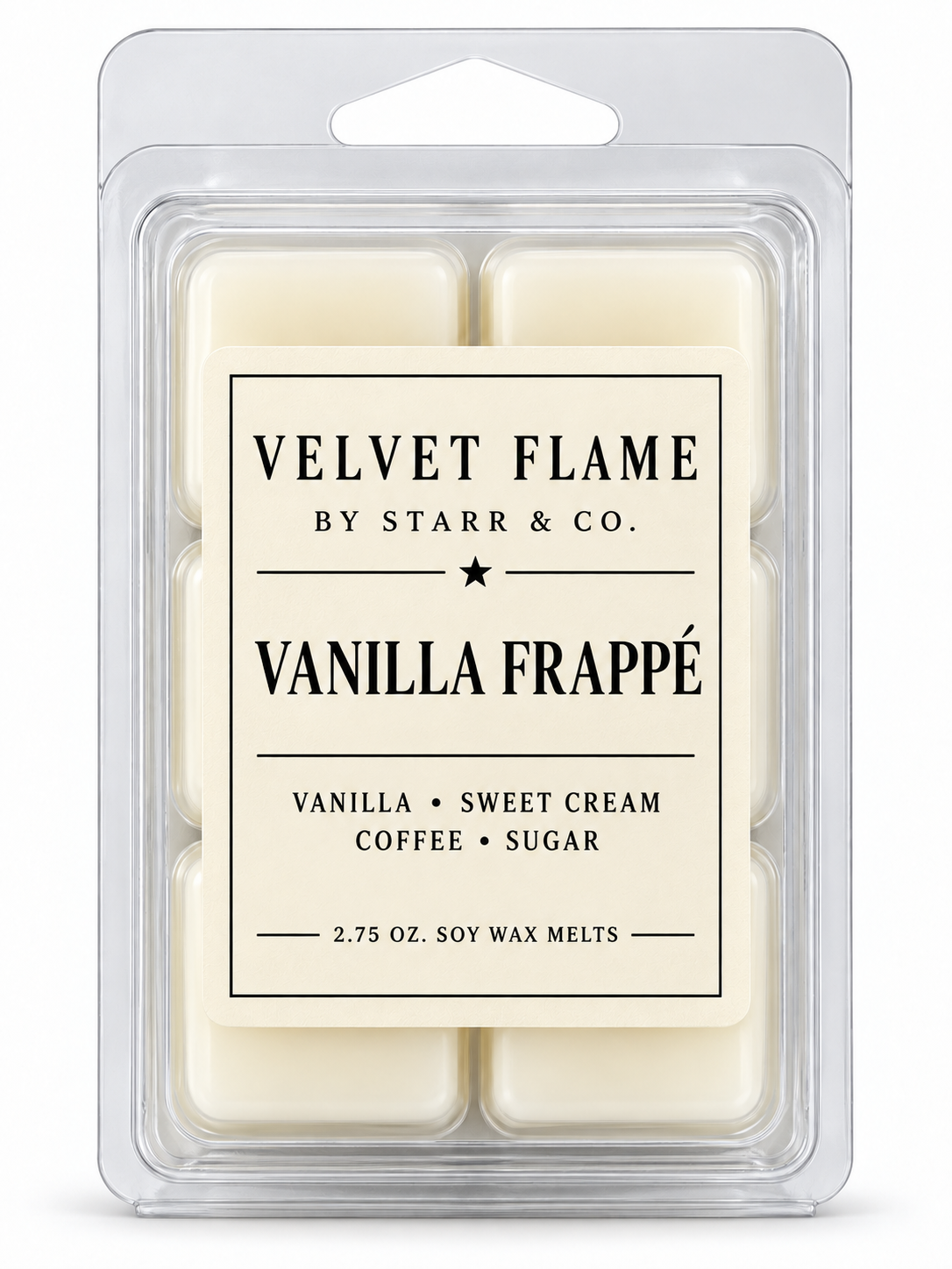 Velvet Flame Vanilla Frappé wax melt product image